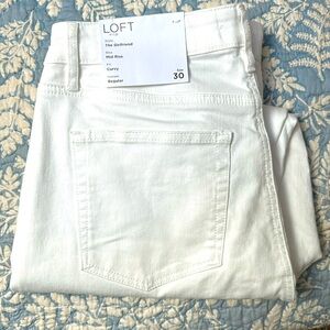 Loft curvy girlfriend jeans
